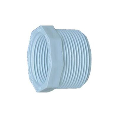 LASCO 439101BC PVC Reducer Bushing, 3/4&quot;X1/2&quot; MPTxFPT