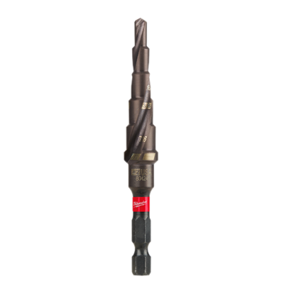 Milwaukee Shockwave Impact Duty Step Bit, #2 3/16&quot;-1/2&quot;