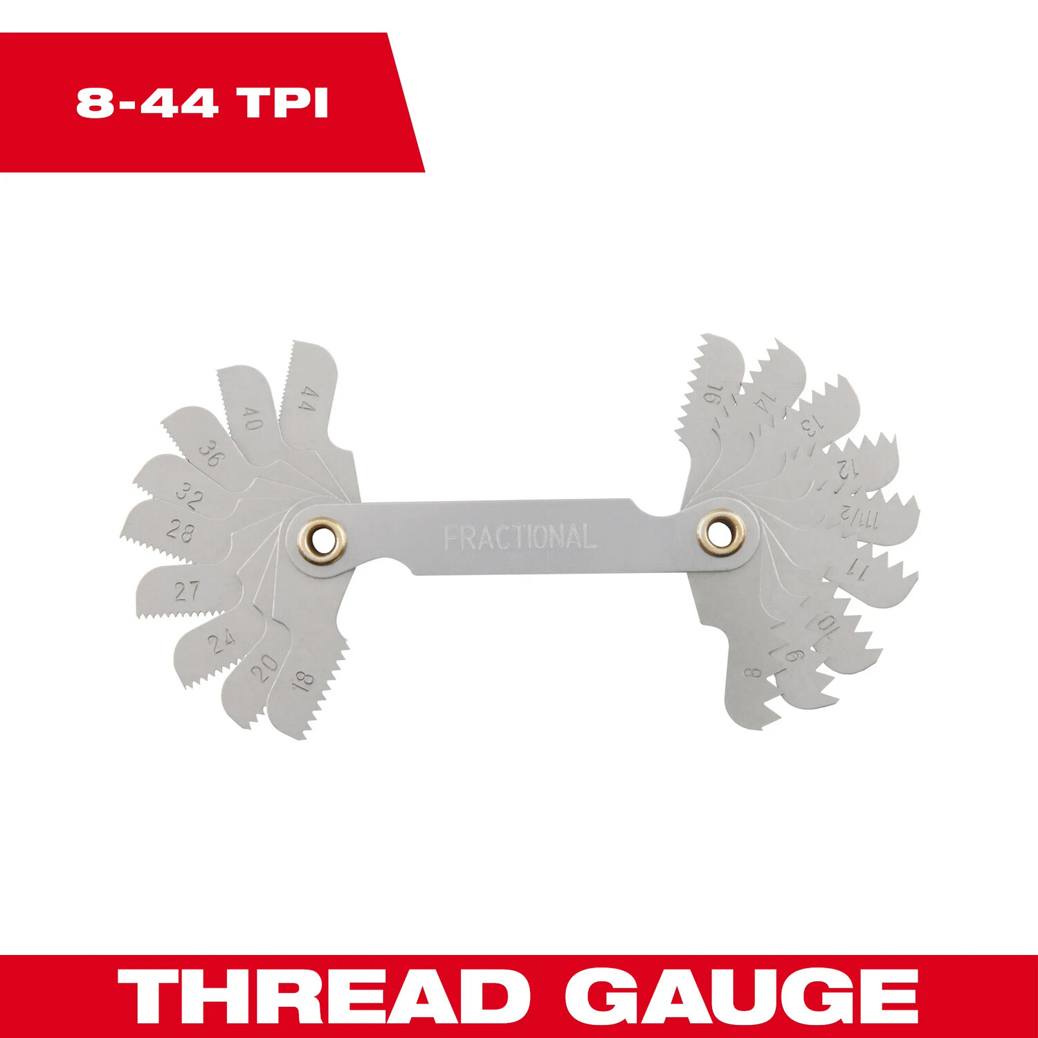 Milwaukee 8-44 SAE Thread Gauge