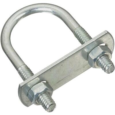 National Hardware N222-083 U-Bolt, 1/4&quot;X1-1/8&quot;X2-1/4&quot;