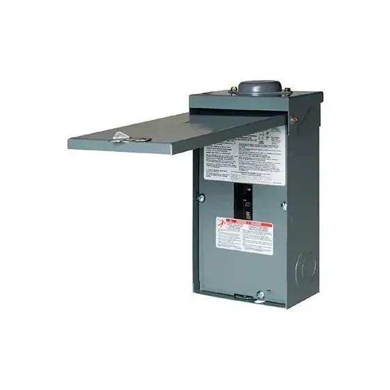 Square D QO2100NRBCP Exterior Main Breaker Load Center, 100A 2-Space, NEMA 3R