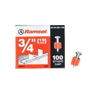 Ramset 00747 Drive Pins, 3/4&quot;  100BX