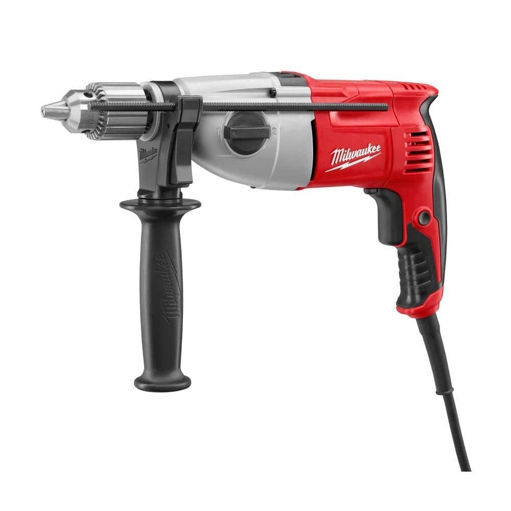 Milwaukee Hammer Drill Kit, 1/2&quot; 7.5A