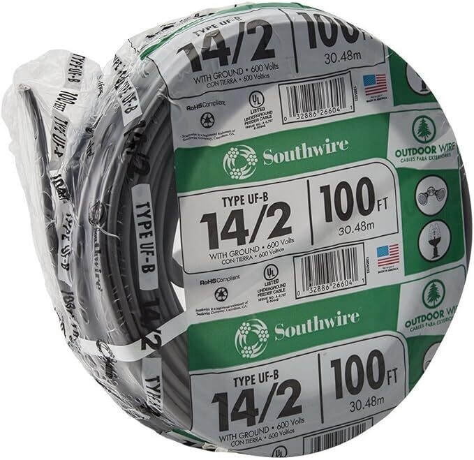 Southwire 14/2UF-WGX100 Building Wire