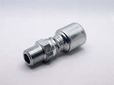 Hydraulic Fitting, 1/4&quot;X1/2&quot; Male Pipe Swivel