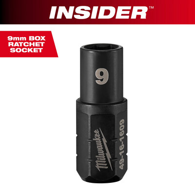 Milwaukee INSIDER™ Box Ratchet Metric Socket, 9mm