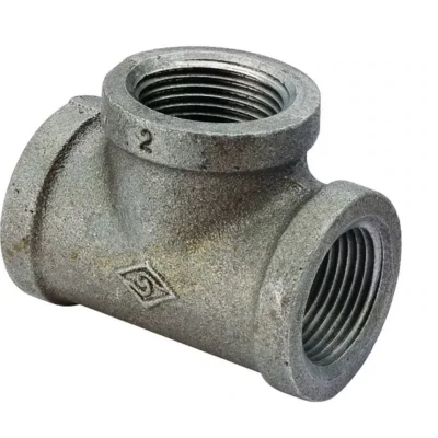 ProSource 11A-2B Black Steel Pipe Tee, 2&quot;