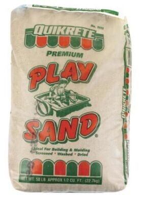 Quikcrete 1113-51 Play Sand, 50Lb