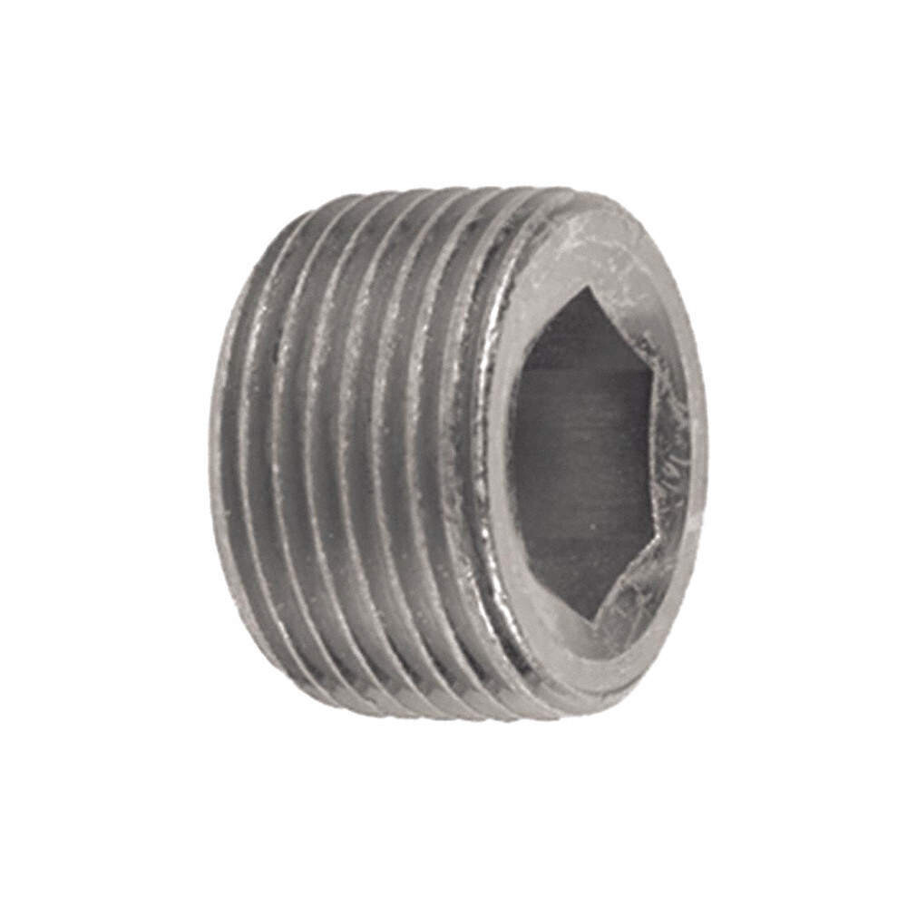 Hydraulic Hex Socket Pipe Plug, 1/4"
