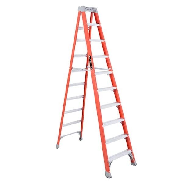 Louisville Ladder FS1510 Fiberglass Stepladder, 10Ft Type1A(300lb)