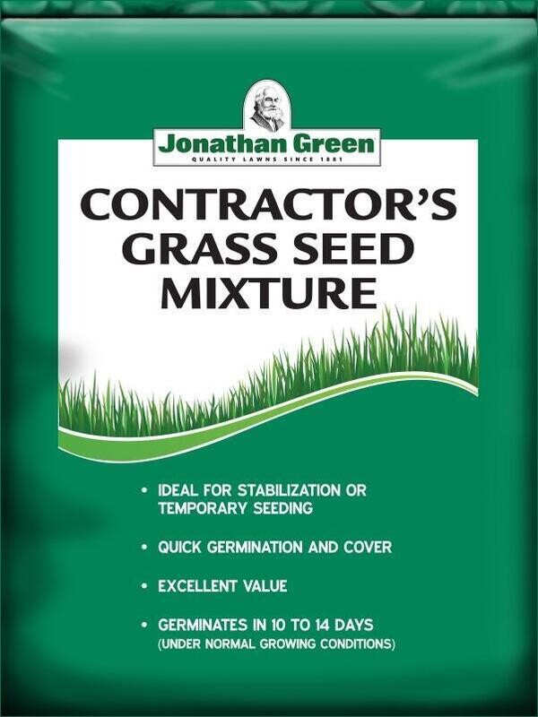 Jonathan Green 11460 Contractor&#39;s Grass Seed, 50Lb, 13,000Sq Ft