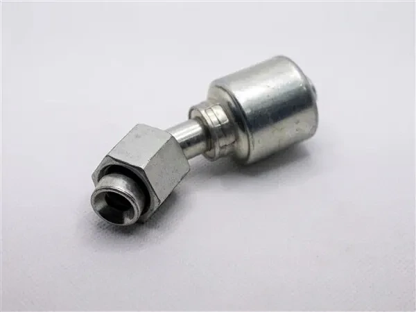 Hydraulic Fitting, 1/4"X1/4" Female Jic  45Deg