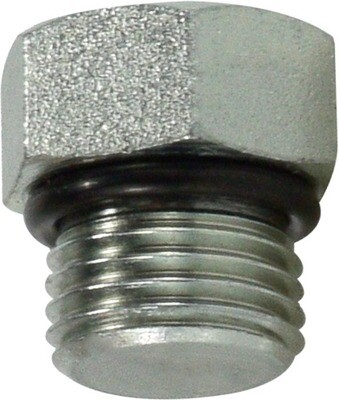 Hydraulic Male O-Ring Boss Plug, 3/4&quot;