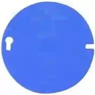 Carlon A460R Blue PVC 4&quot; Round Electrical Box Cover