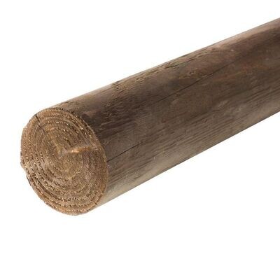 Treated Fence Post, 5&quot; X 7Ft (30 Year)