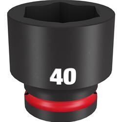 SHOCKWAVE Impact Duty™ 3/4&quot;Drive 40MM Stndrd 6 Point Socket