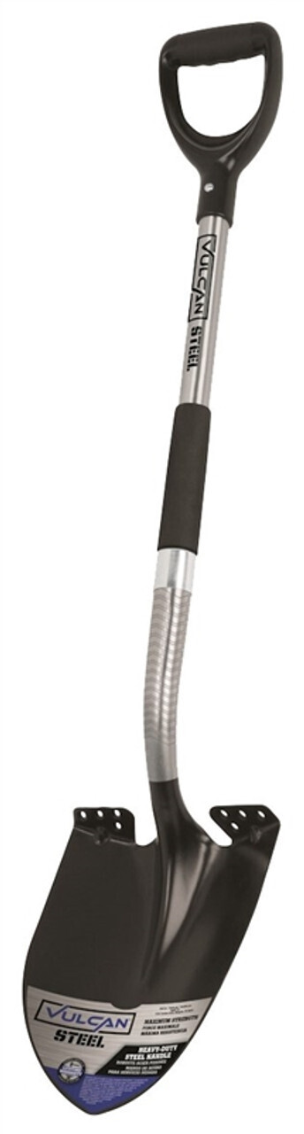 Vulcan Round Point Steel Shovel w/D-Handle