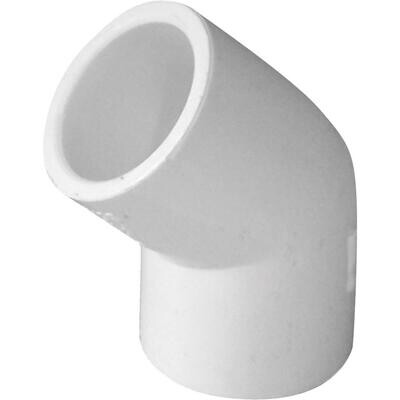 LASCO 417007BC PVC Sch40 Ell, 3/4&quot; 45Deg