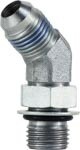 Hydraulic 45Deg Ell Adaptor, 1/4&quot;MJ X 3/8&quot;MB