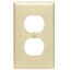 Eaton 2132V Ivory Duplex Receptacle Cover