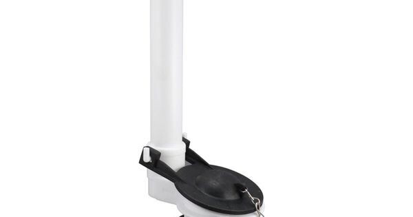 White Plastic Flush Valve Assy
