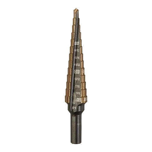 Milwaukee® Cobalt Step Drill Bit #1 (1/8&quot;-1/2&quot;)