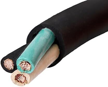 Viper Black Flexible Cord, 6/3 Type SOOW 50A