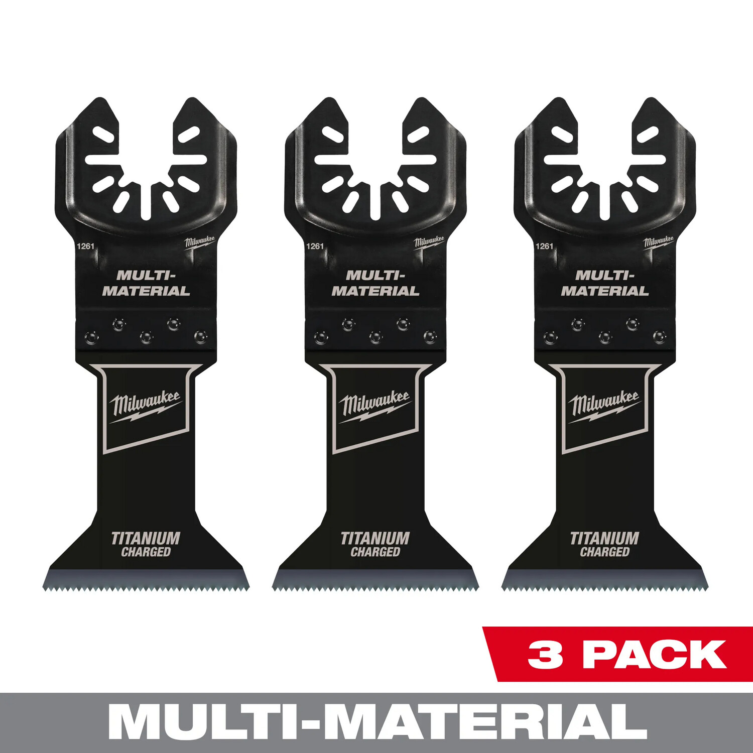 Milwaukee Multi-Tool Hardwood Blades, 3Pk