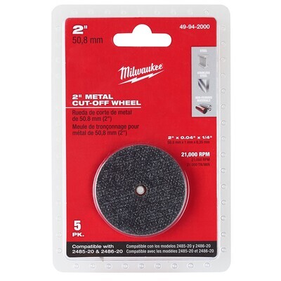 Milwaukee Hi-Speed Metal Cut-off Disc, 2&quot;, 3Pk