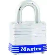 Master Lock 1D Steel Padlock w/4-Pin Tumbler