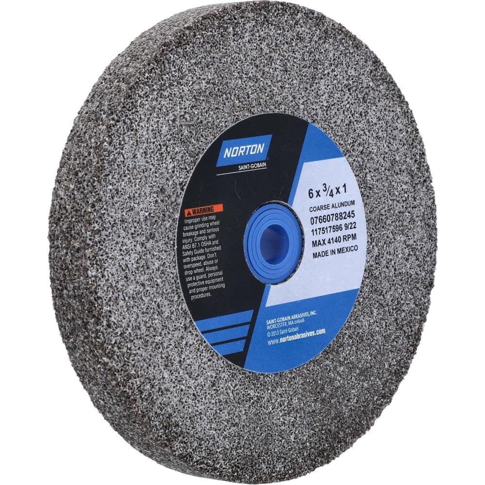 Norton 88260 Coarse 36/46 Grit Grinding Wheel, 6&quot;X3/4&quot;