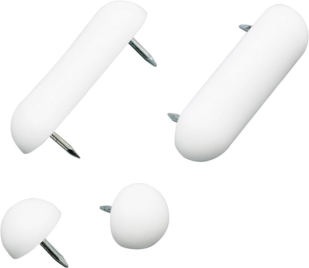 PlumbPak PP835-25 White Toilet Seat Bumper Set