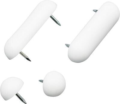 PlumbPak PP835-25 White Toilet Seat Bumper Set
