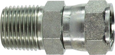 Hydraulic Adaptor, 3/8&quot;MP X 3/8&quot;FJX