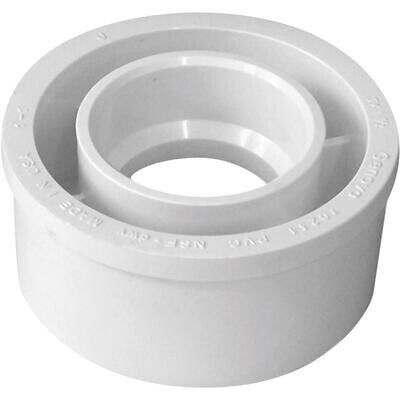 IPEX 192762 PVC DWV Reducer Bushing, 3&quot;X1-1/2&quot;
