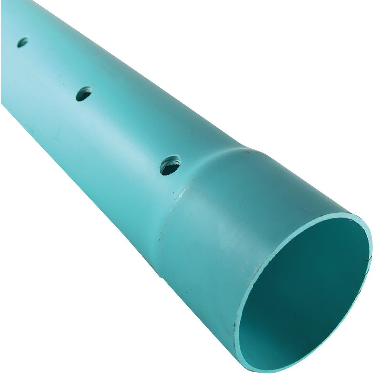 Cresline Perforated @ 4,6&amp;8 O&#39;clock SDR35 PVC Pipe, 4&quot;X10Ft