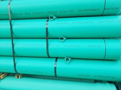 Cresline SDR35 PVC Pipe, 8&quot;X10&#39; Belled End