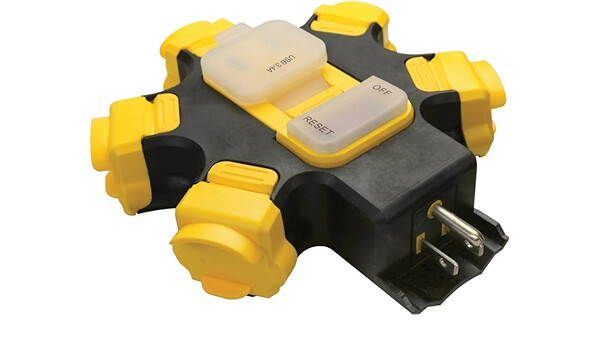 PowerZone ORPBPHU345 5-Way Cord Adapter