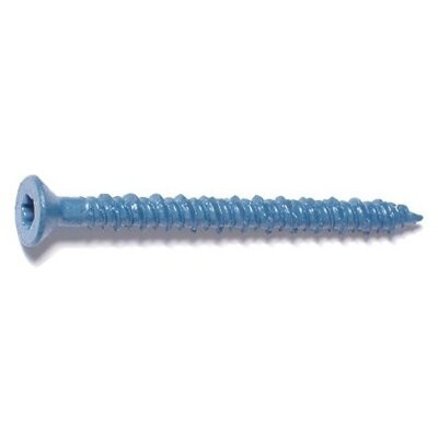 Midwest TorqueMaster Star Flat Head Tapcons, 1/4&quot;X3-3/4&quot;