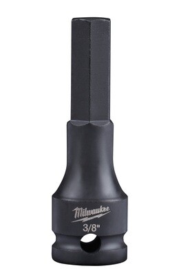 Milwaukee 3/8&quot; Drive 3/8&quot; Hex Bit Impact Socket