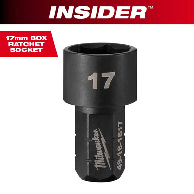 Milwaukee INSIDER™ Box Ratchet Metric Socket, 17mm