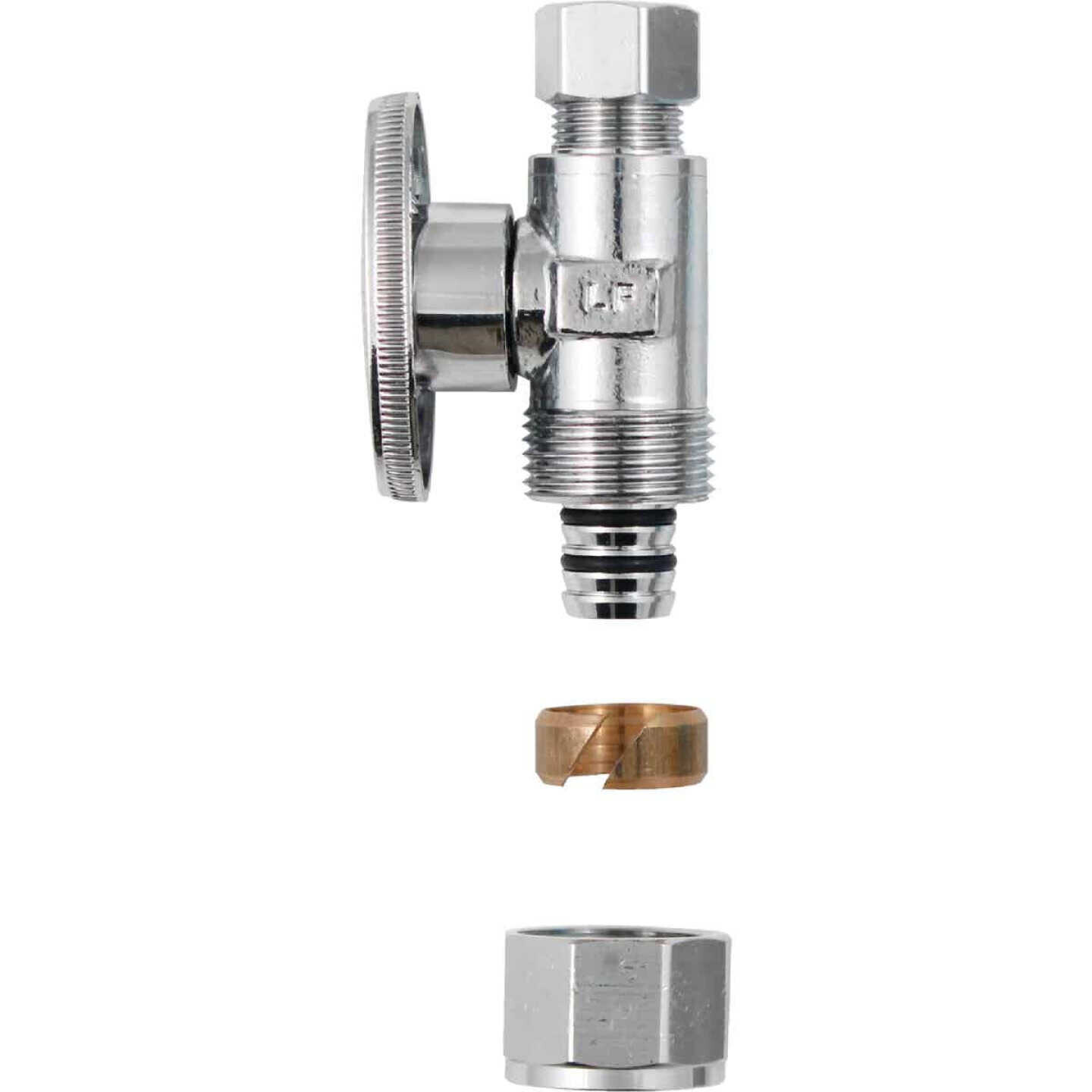 PlumbPak PP2887EZ Straight Shut Off Valve, 1/2CX3/8C