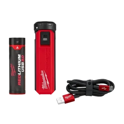 Milwaukee RedLithium USB Battery &amp; Charger Kit