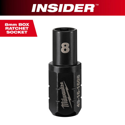Milwaukee INSIDER™ Box Ratchet Metric Socket, 8mm