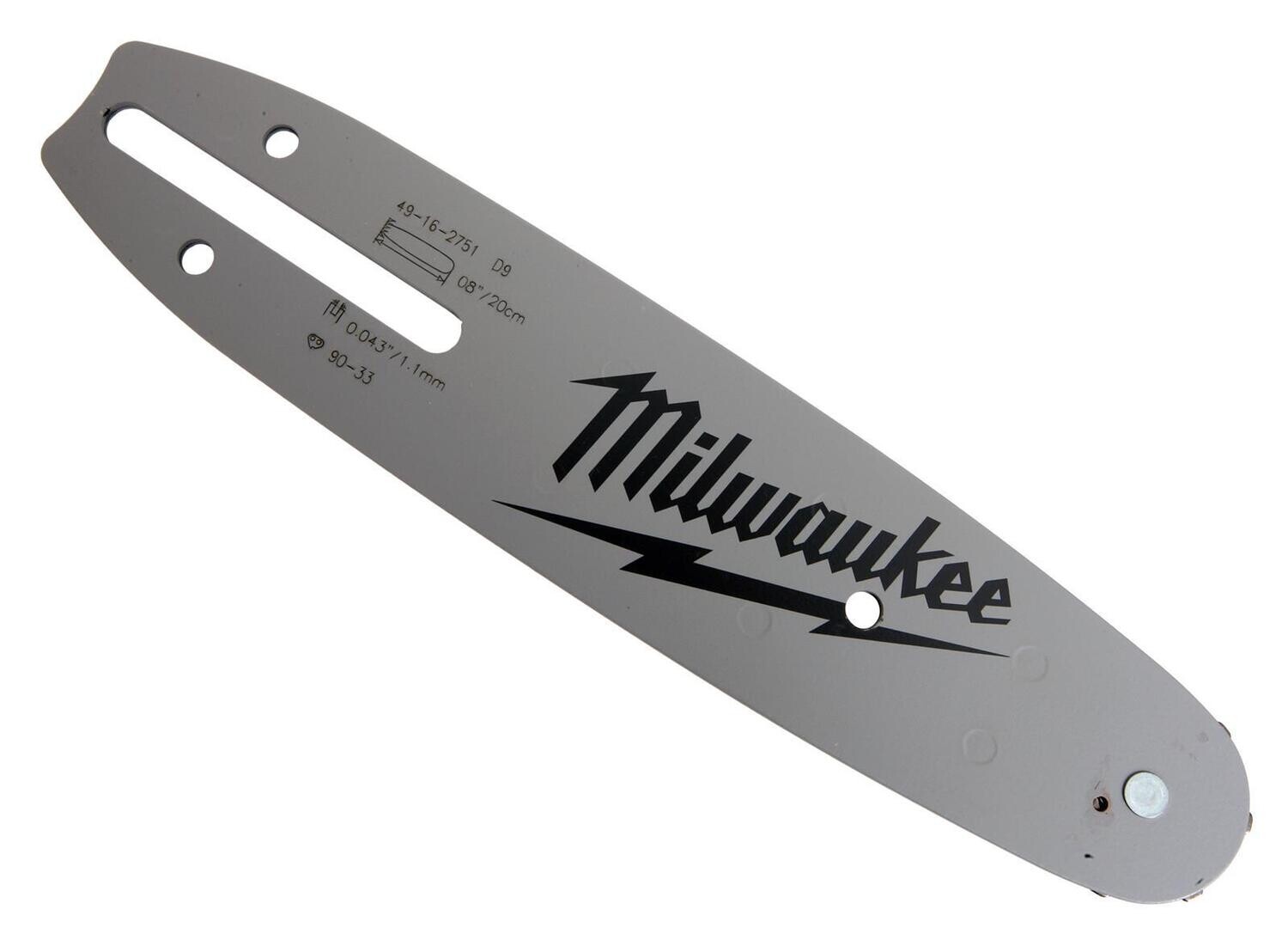 Milwaukee 8&quot; Replacement Chainsaw Guide Bar