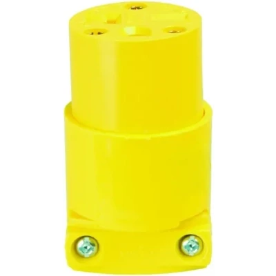Eaton 4229 Yellow Cord End, 20A  250V
