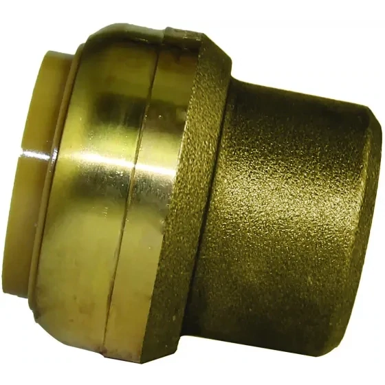 Sharkbite U520LFA Brass Cap, 1&quot;