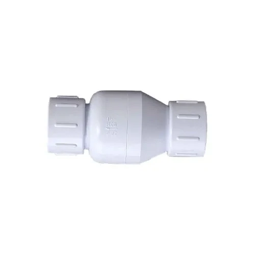 NDS 1001-05/KC0500T PVC Threaded Check Valve, 1/2&quot;