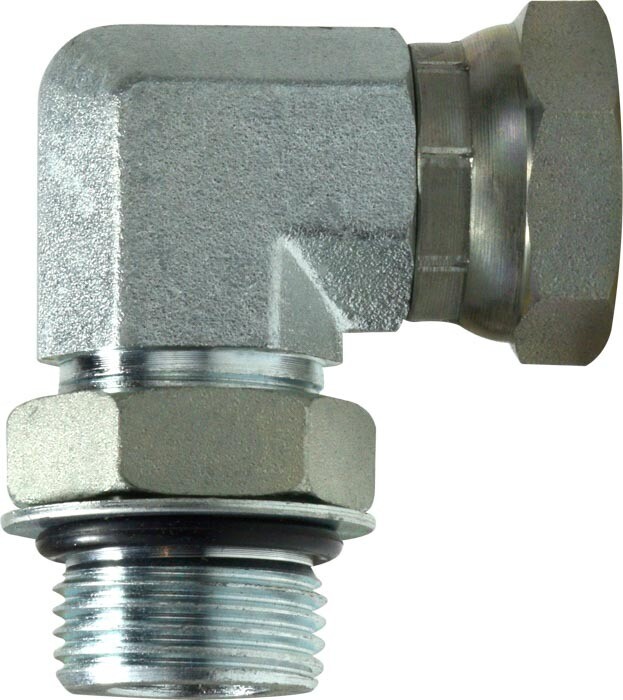 Hydraulic Ell Adaptor, 1/4&quot;MB X 3/8&quot;FPX