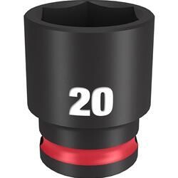 Milwaukee SHOCKWAVE Impact Duty™ 3/8&quot; Drive 20MM Shallow 6 Point Socket